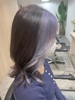 ミディアム 艶カラー 🩵NATSUKIのヘアスタイル