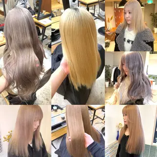 ロング カラー カラー特化/ブリーチ 梅田中崎町/あかりのヘアスタイル