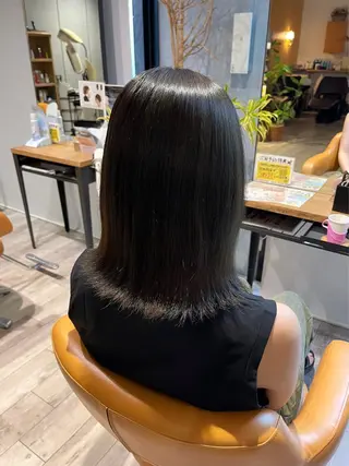 ミディアム パつっとボブ 🌸みおのヘアスタイル