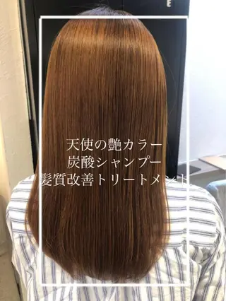 ロング カラー 縮毛矯正/髪質改善/ 艶髪ササキナツミのヘアスタイル