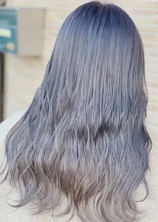 ロング メンズスタイル バレイヤージュ　齋藤のヘアスタイル