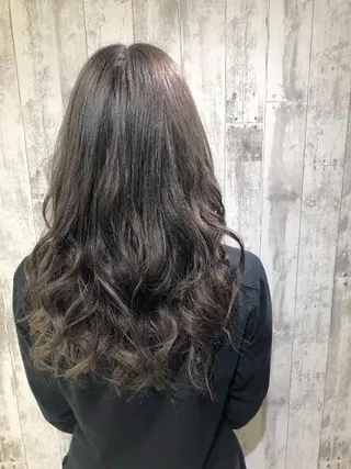 ロング パーマ ヘアアレンジ Agu 清尾 浩昭のヘアスタイル