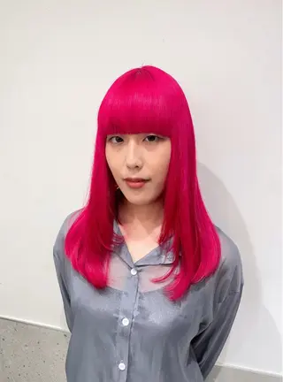 ロング REINA/ブリーチ /ハイトーン/原宿のヘアスタイル