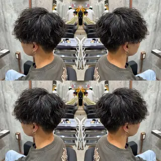 ショート パーマ メンズ 1ｍｍも妥協しない 圧倒的メンズカットのヘアスタイル