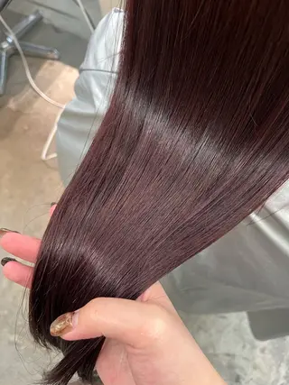 セミロング 暖色ブリーチ ⭐️honokaのヘアスタイル