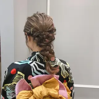 ロング ヘアアレンジ 大人可愛いHair ❤︎Ayakoのヘアスタイル