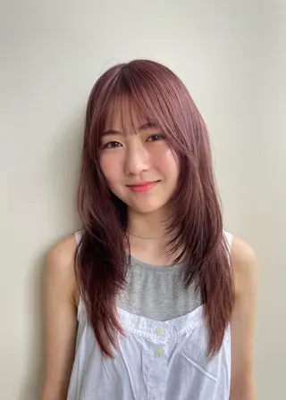 ロング カラー 🎀レイヤー/パーマ カラー/ai🎀のヘアスタイル