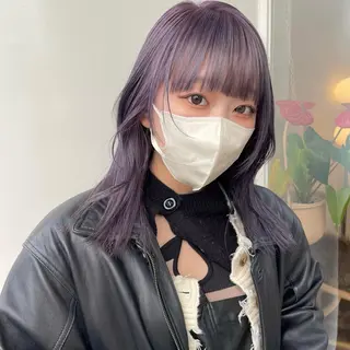 セミロング カラー 名駅/ハイトーン/ 髪質改善/SHUNのヘアスタイル