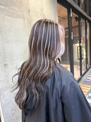 ロング カラー 🌊ハイライト Rizu🌊のヘアスタイル