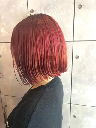 ミディアム カラー ヘアアレンジ 🌈インナーカラー ‘ショウマ’🌈のヘアスタイル