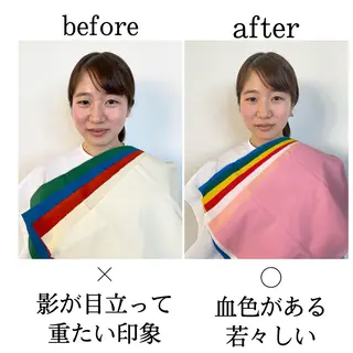 セミロング カラー 有馬ミク🌈 似合わせ美容師のヘアスタイル