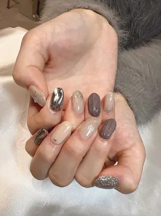 ネイル bijou nails 蓮のネイルデザイン