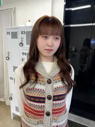 ロング カラー Kiji kannaのヘアスタイル