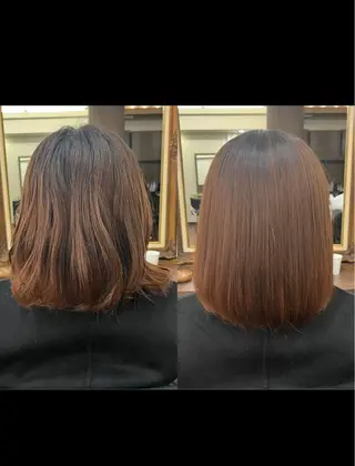 ミディアム 🌸栄/髪質改善専門 ayaka💇‍♀️のヘアスタイル