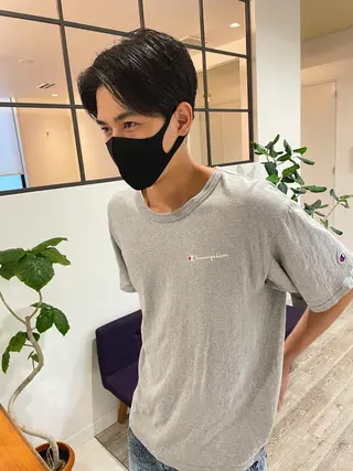 ショート メンズ 柳田 駿のヘアスタイル