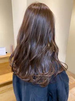 セミロング solo店長 大橋康智のヘアスタイル
