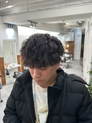 ショート パーマ メンズ YUNA★ Men’sのヘアスタイル