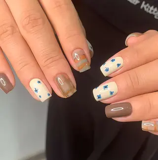 ネイル By moonネイル 🌷ワンホン/韓国風のネイルデザイン