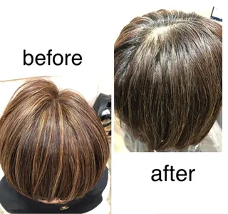 ミディアム ✨メテオ　髪質改善✨ シバタのヘアスタイル