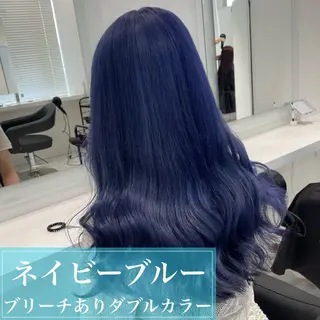 セミロング カラー ヘアアレンジ 🫧モテる💗ダメー ジレスハイトーン🫧のヘアスタイル