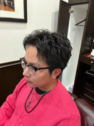 ショート メンズ 浦田 悠真のヘアスタイル