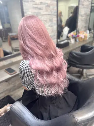 ロング カラー ハイトーンエクステ 🎩カズキ🎩のヘアスタイル