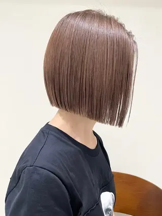 ロング カラー ヘアアレンジ 艶カラー ／韓国風カラーのヘアスタイル