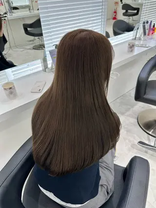 セミロング カラー ♡上品韓国髪♡ブラ ウン/SAYATOのヘアスタイル