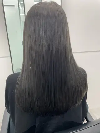 セミロング カラー スタイリスト /仲川葵のヘアスタイル