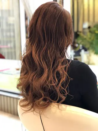 セミロング カラー 大塚 貴之のヘアスタイル