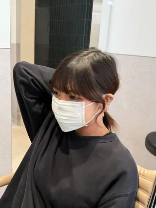 セミロング 映える顔まわり/前髪 特化 💗 ユキマのヘアスタイル