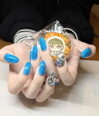 ネイル imaichise 🧡💜推しネイルのネイルデザイン