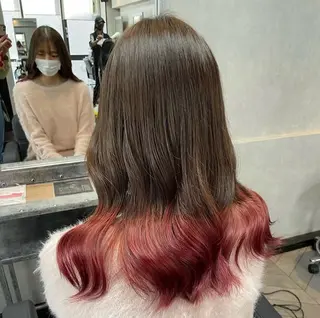 ロング ♡派手髪カラー♡ 🅝🅐🅝🅐のヘアスタイル