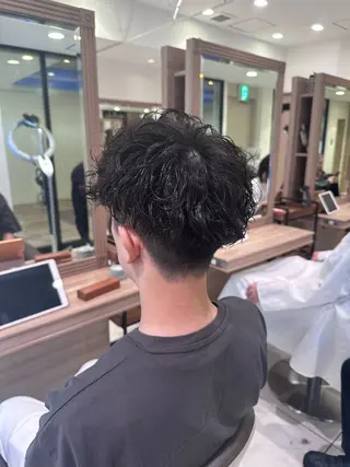 パーマ メンズ ヘアセット/メンズ パーマChihoのヘアスタイル