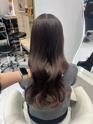 ロング 𝑹𝒊𝒉𝒐🎀 名駅/大人韓国ヘアのヘアスタイル