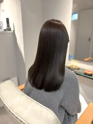 セミロング 🎀クロスパーマ/ ボブ🎀MOMONAのヘアスタイル