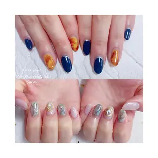 ミディアム ネイル 👑enen style👑のネイルデザイン