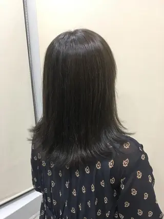 ミディアム 韓国美髪矯正✂️ 佐藤ヒロのヘアスタイル