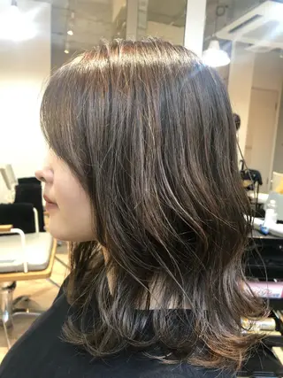 ミディアム 西山 恵太郎のヘアスタイル