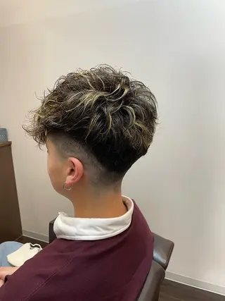 ショート カラー パーマ メンズ 🔥barber🔥 takayoshiのその他イメージ
