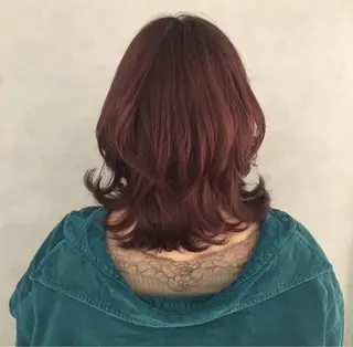 ミディアム カラー ︎︎🧸 ユリ ︎︎🧸のヘアスタイル