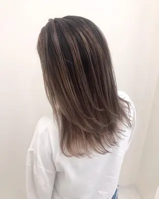ミディアム カラー パーマ ヘアアレンジ メンズ キッズ ネイル マツエク・マツパ 圧倒的なクォリティ✨ waku 岡崎店のヘアスタイル