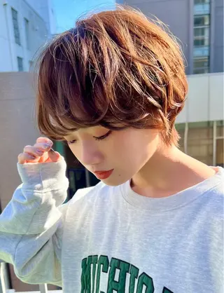 ショート 馬場 こなみのヘアスタイル