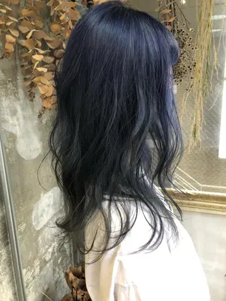 ロング カラー Pia ツボイ ケイタのヘアスタイル