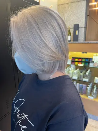 ミディアム カラー olino 【オリノ】西田辺のヘアスタイル