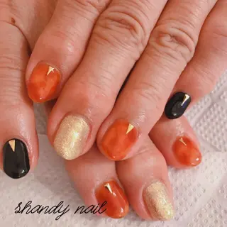 ミディアム shandy nailのネイルデザイン
