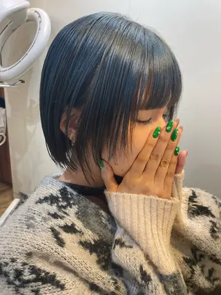 ショート カラー 池田理紗/ bob/メンズカットのヘアスタイル
