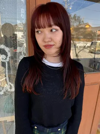 セミロング カラー 中嶋勇太/ショート/ ボブ/三重県松阪市のヘアスタイル