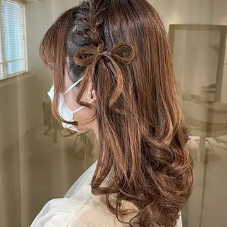 ヘアアレンジ これた🧸ヘアメ職人 ♡髪質改善♡カラーのヘアスタイル