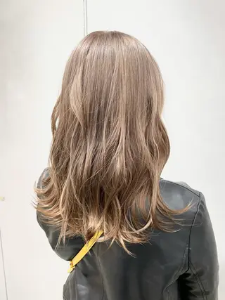 ロング カラー 🔷ダブルカラーハイ トーン🔷櫻井走のヘアスタイル